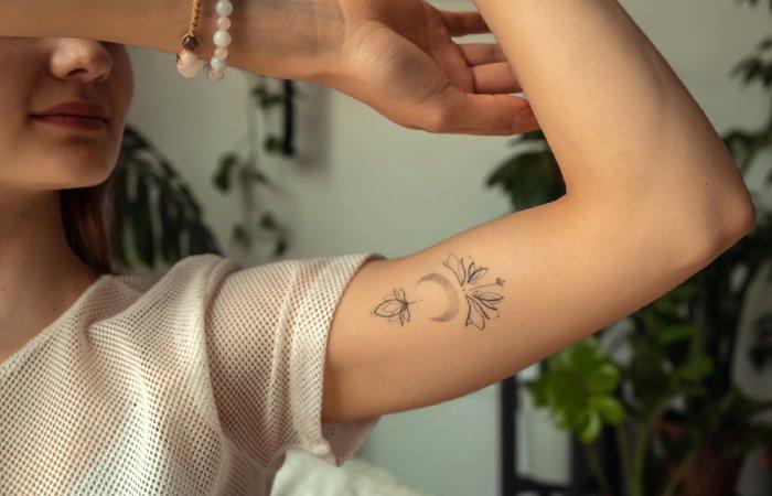 Inner Arm Tattoos for Women: 30 Ideas | Peanut