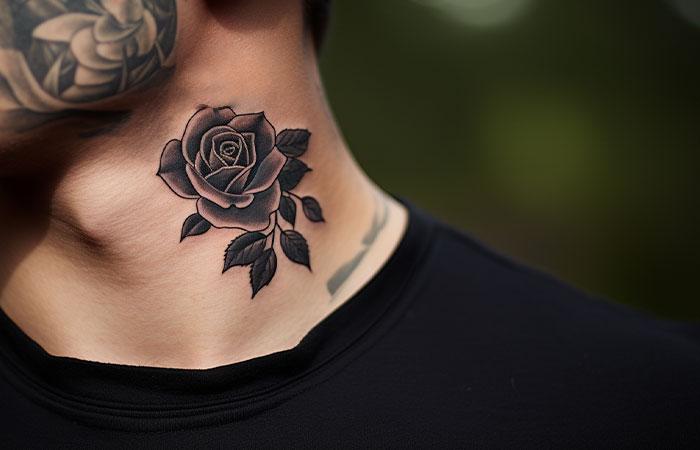 45 Awesome Black Rose Tattoo Designs With Their Meanings