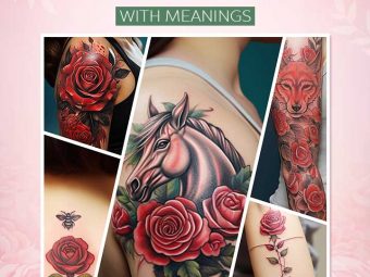 Esthetic red rose tattoos for women and men
