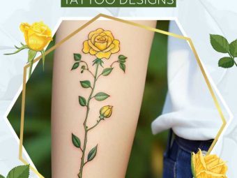 50 Yellow Rose Tattoo Designs, Meanings, And Symbolism