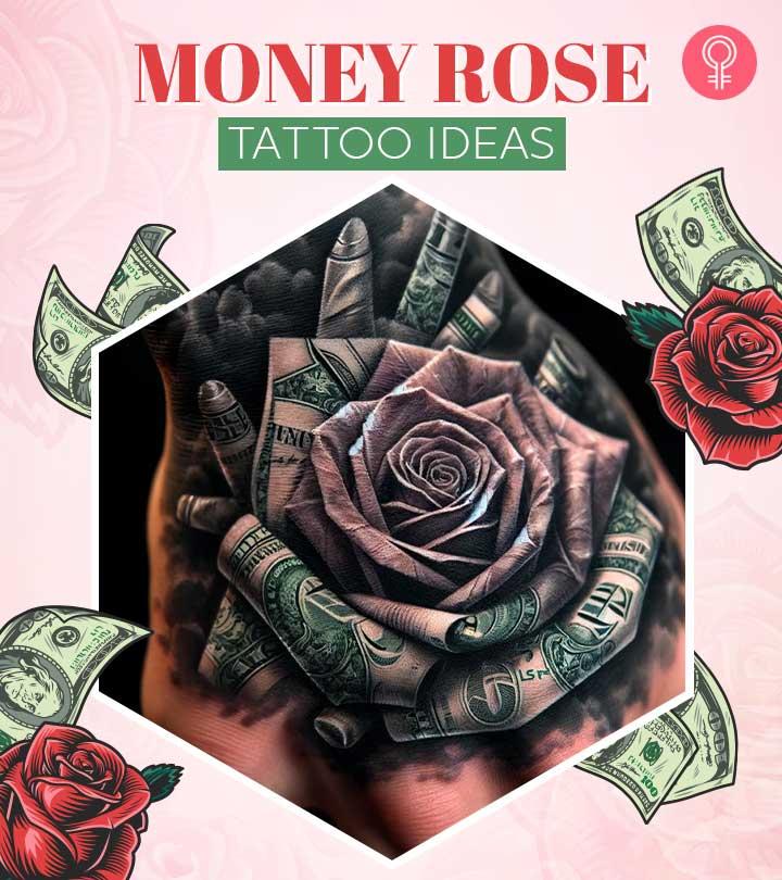 Top $ USA Rose Money Tattoo Ideas - [Inspiration Guide 2020] - YouTube