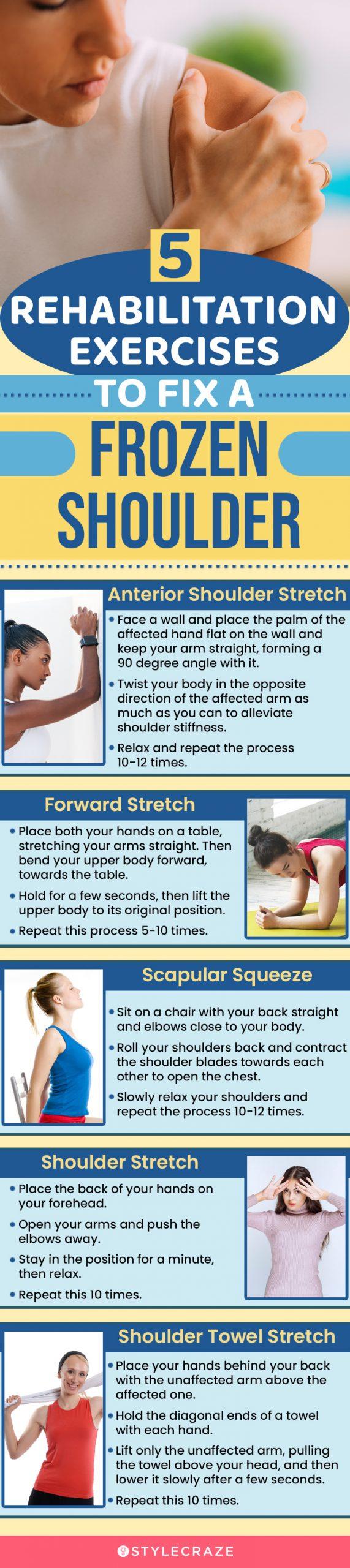 14 Exercises And Stretches For Frozen Shoulder