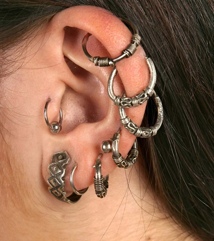 Auricle Piercing: Types, Pain, Healing And Jewelry Styles