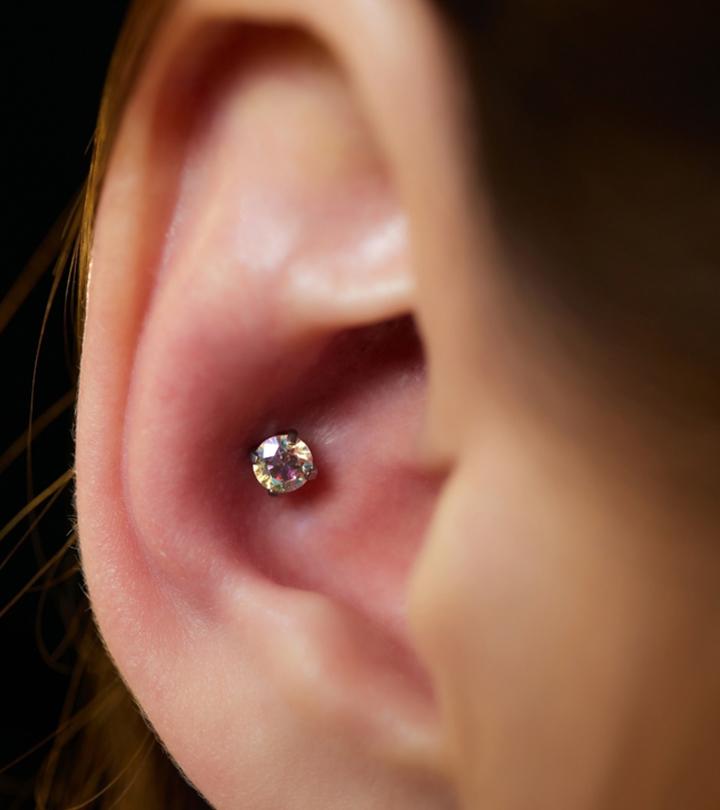 Conch piercing