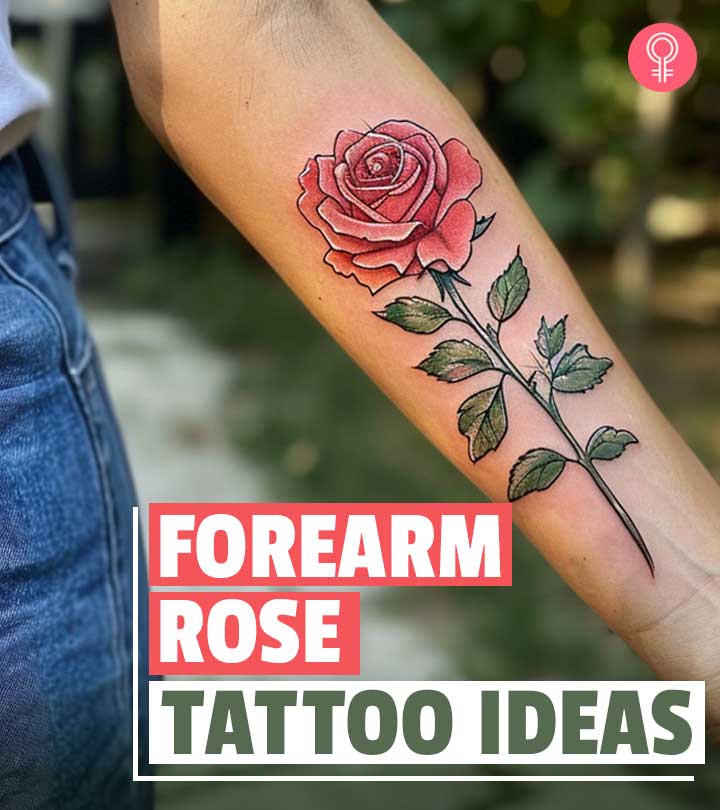 50 Beautiful Rose Forearm Tattoo Ideas