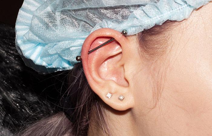 Industrial online helix piercing