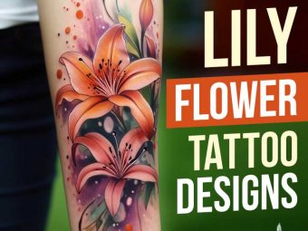 64 Lily Flower Tattoo Ideas With Their Meanings