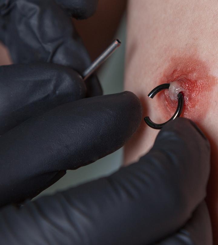 Migrating nipple piercing discount