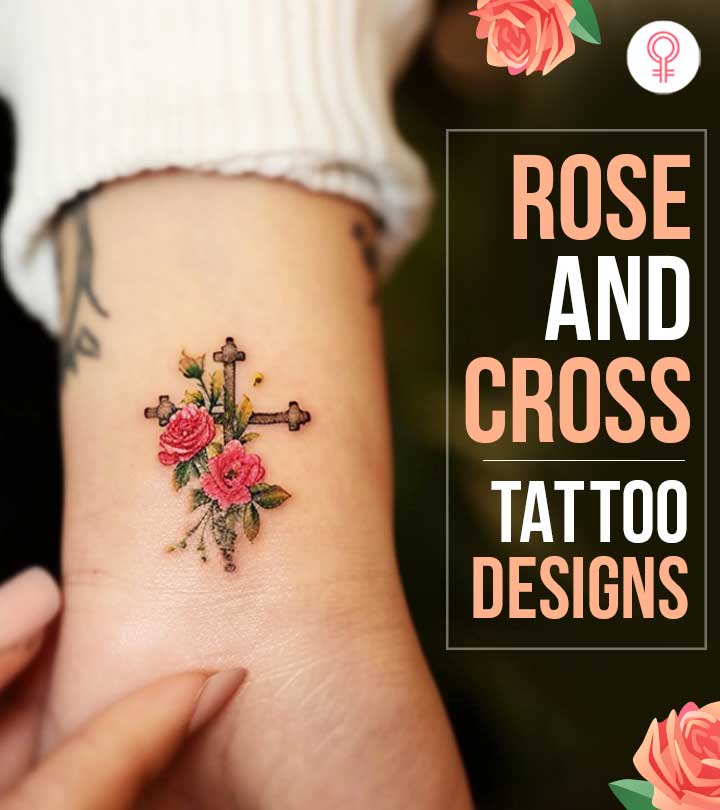 50 Rose And Cross Tattoo Ideas That Will Blow Your Mind