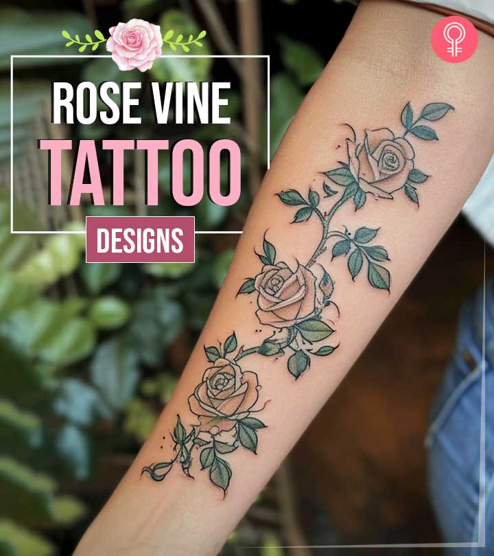 75 Best Rose Vine Tattoo Designs With Their Meanings