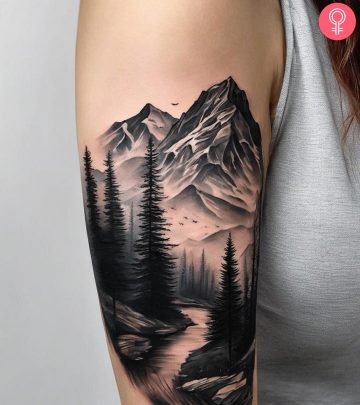 8 Amazing Landscape Tattoos With Their Meanings