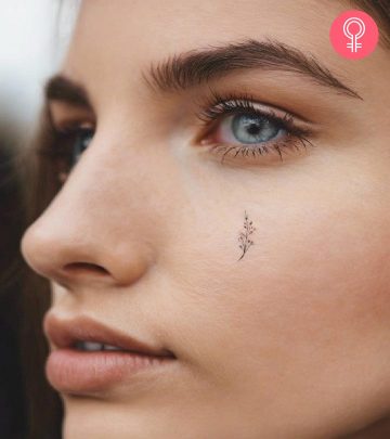 8 Stunning Under-Eye Tattoo Ideas With Meanings