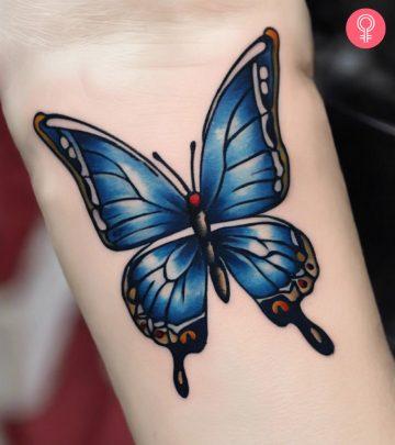 8 Unique Blue Butterfly Tattoo Ideas And Designs