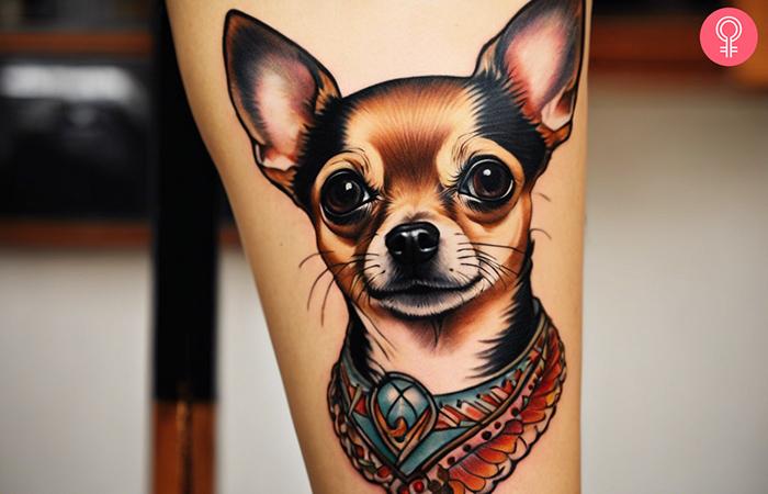 8 Charming Chihuahua Tattoo Ideas For Dog Lovers