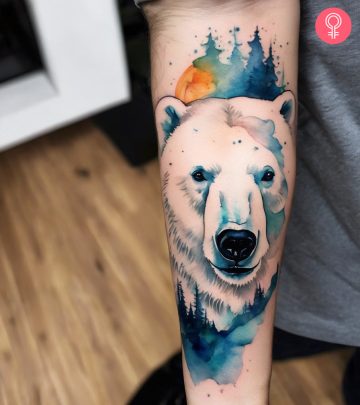 8 Cute And Simple Polar Bear Tattoo Ideas You Will Love