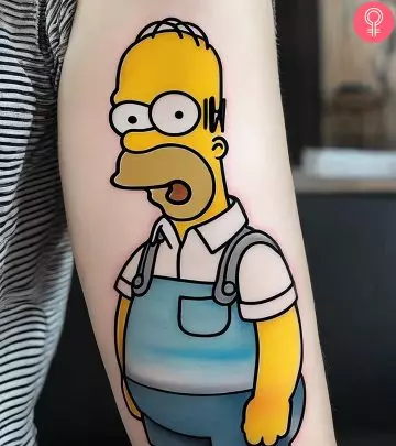 8 Cool Simpsons Tattoo Designs For Men And Women