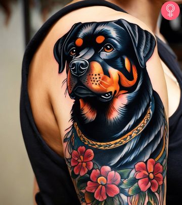 8 Best Rottweiler Tattoo Designs To Showcase Your Loyalty