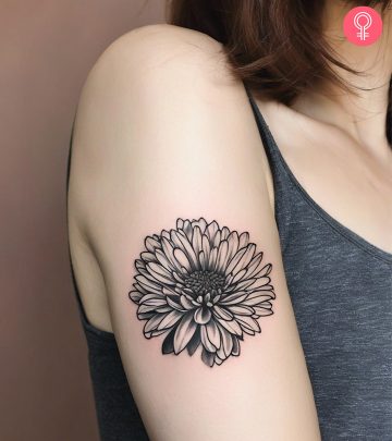 8 Creative Chrysanthemum Tattoo Designs And Their Meanings