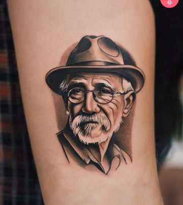 8 Touching Grandpa Tattoo Ideas And Designs