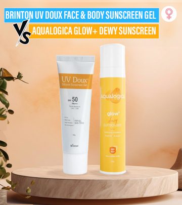 Which Is Better - Brinton UV Doux Face & Body Sunscreen Gel With SPF 50 PA+++ Or Aqualogica Glow+Dewy Sunscreen