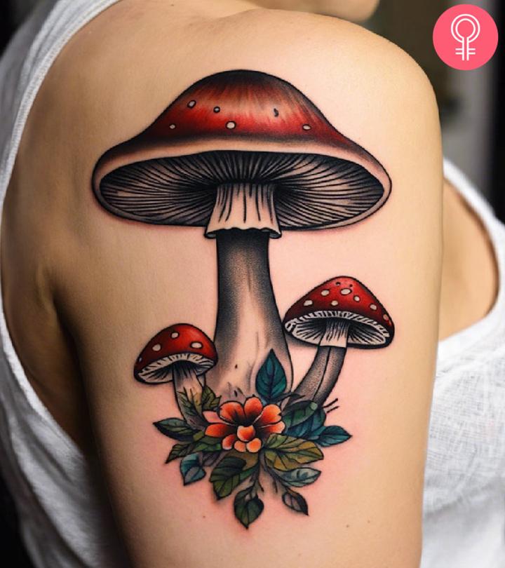 8 Mushroom Tattoo Ideas And Designs For Men And Women