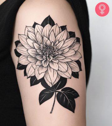 Dahlia tattoo Dahlia tattoo