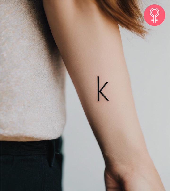 8 Amazing Letter K Tattoo Ideas And Designs
