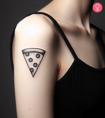 Pizza tattoo Pizza tattoo
