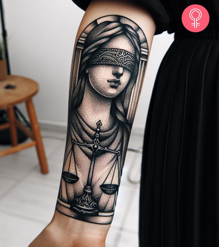 8 Lady Justice Tattoo Ideas