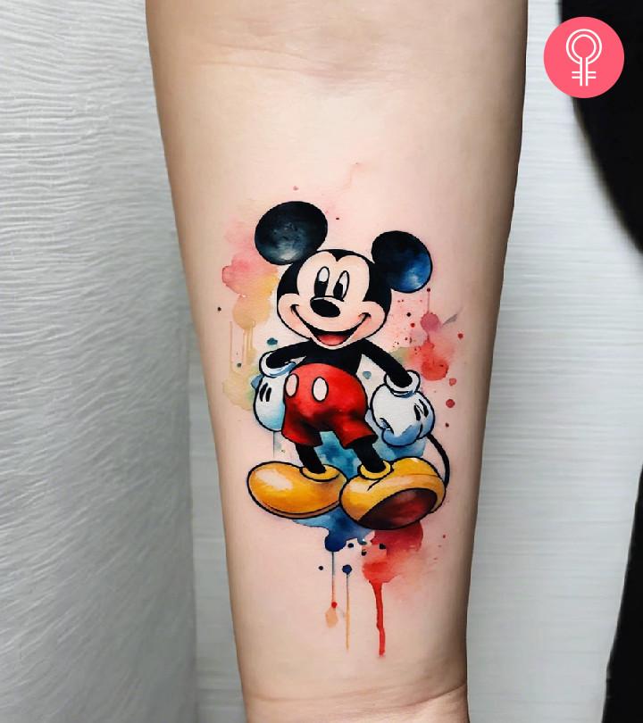 8 Mickey Mouse Tattoo Ideas with Meanings