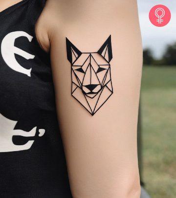 Origami tattoo Origami tattoo