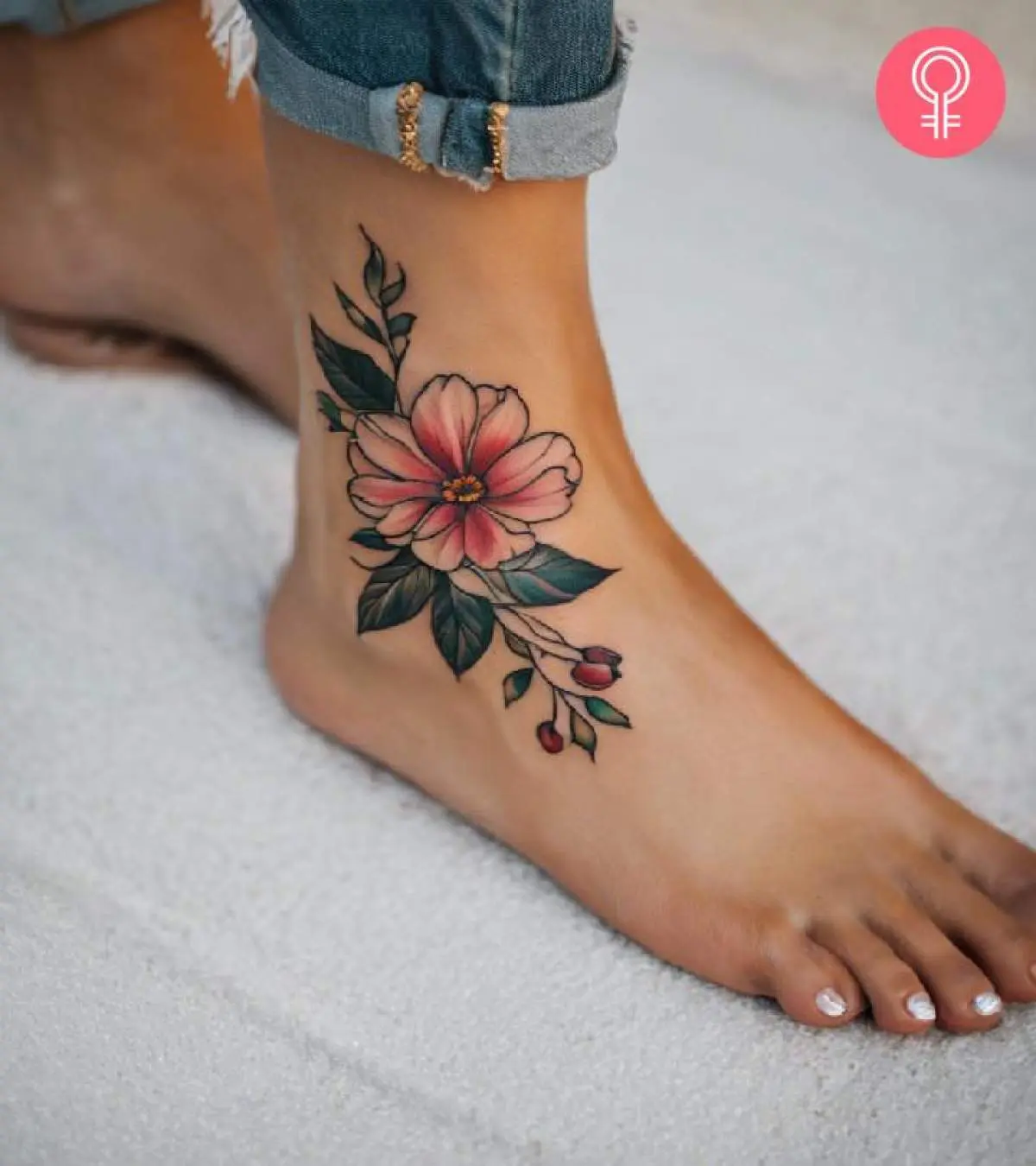 Lotus Flower Tattoos on the Foot: Elegant & Meaningful