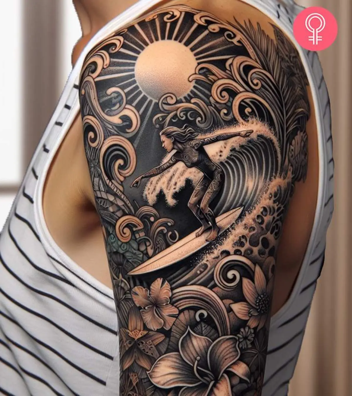 SUN SURF サンサーフ TRADITIONAL TATTOO MOTIF SUN SURF - TRADITIONAL TATTOO MOTIF / 半袖レーヨンシャツ