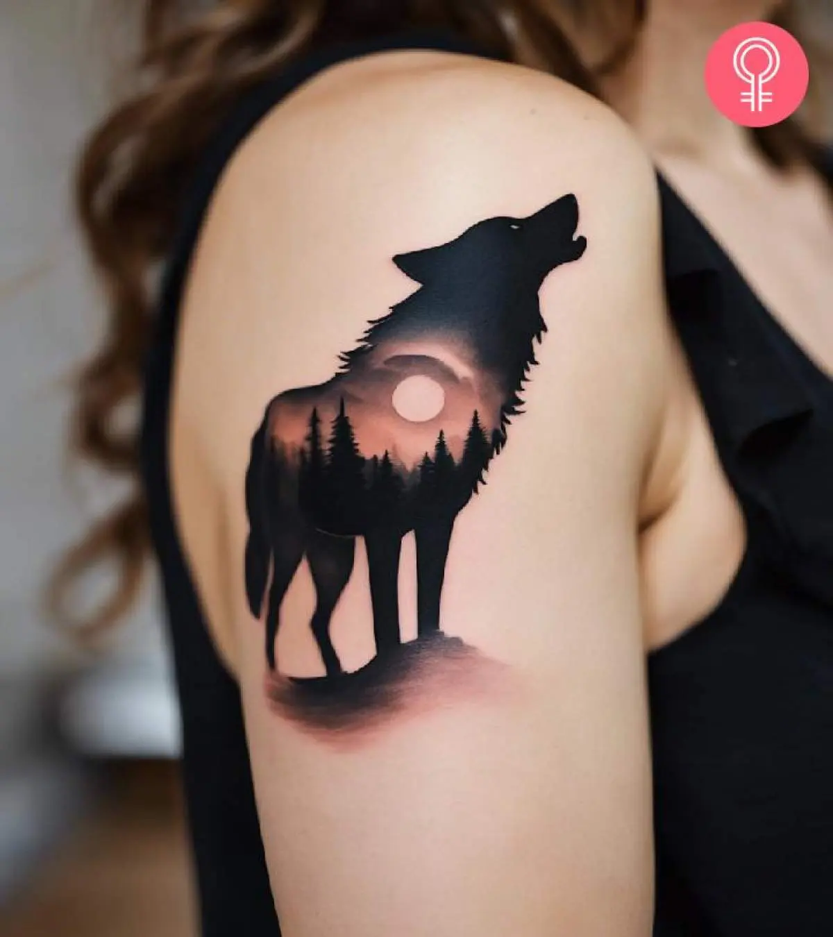 Wolf And Moon Tattoo Shoulder Wolf Tattoo Meaning & Types Explained