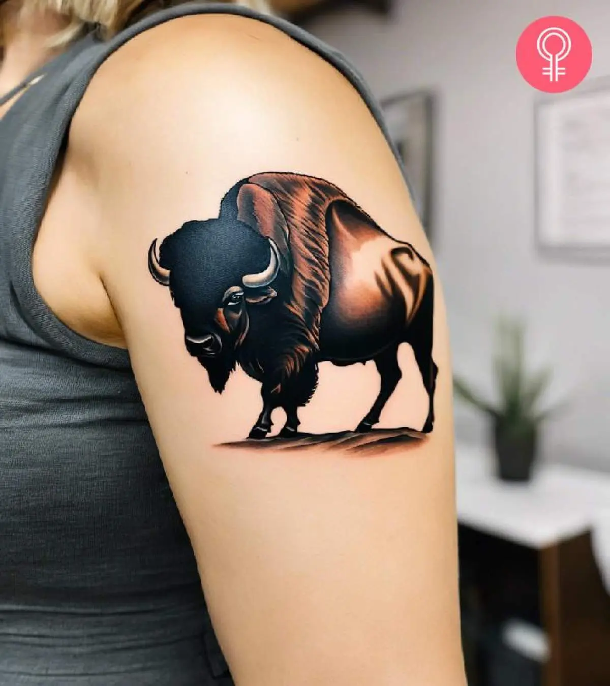 Top Buffalo Tattoos Bison Tattoo Etsy