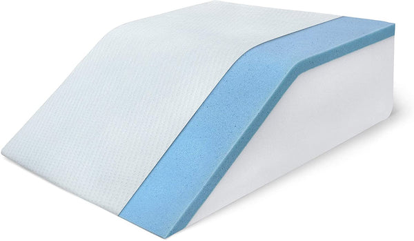 DMI Wedge Pillow, Leg Pillow, Bolster Pillow, Incline Pillow for Leg Elevation, Snoring, Circulation, Pregnancy, Sciatica, Leg Rest or Foot