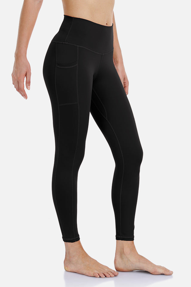 Buy EVCR Compression Leggings for Women - 7/8 Length Non See