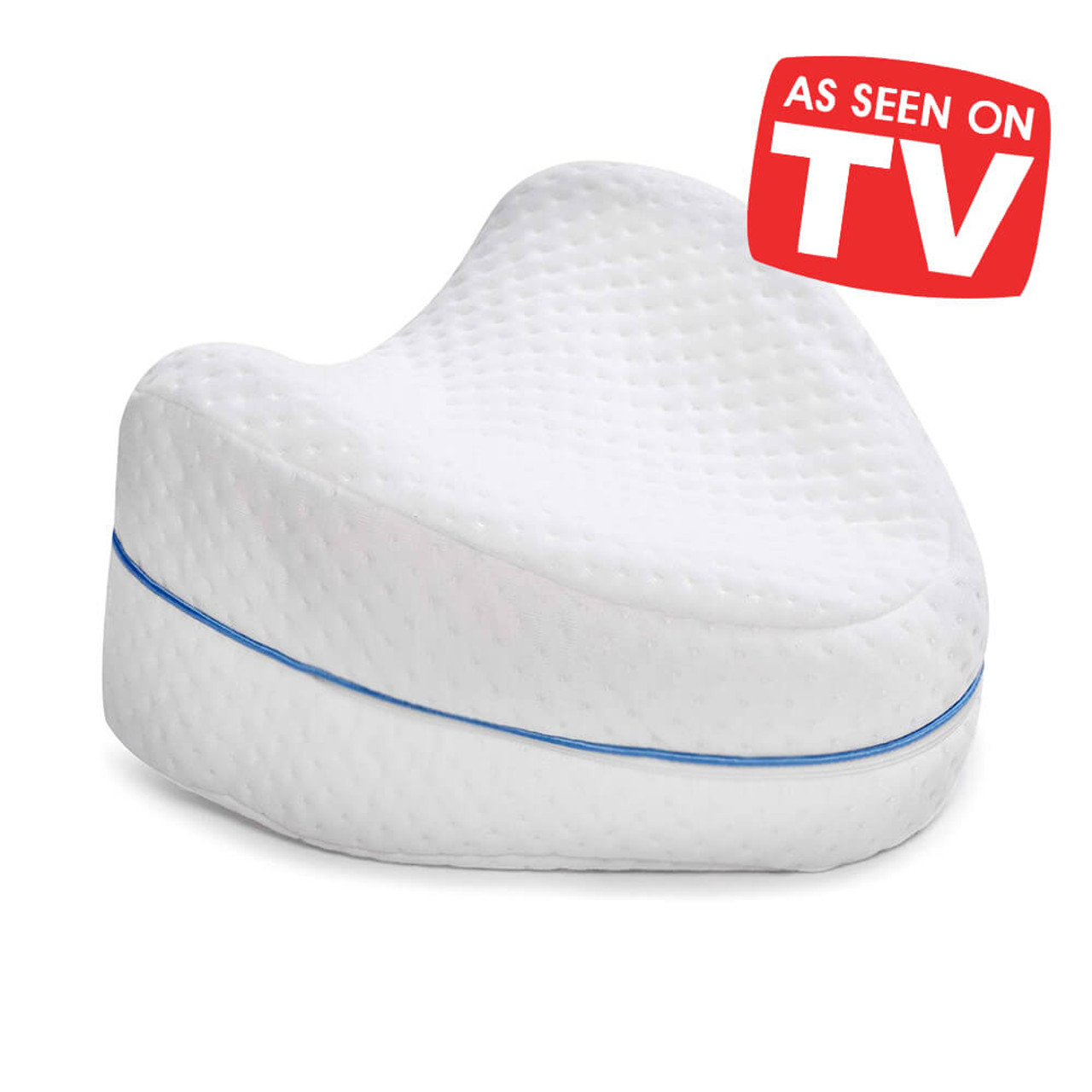 Aeris Knee Pillow for Side Sleepers -%100 Memory Foam Leg Pillow for  Sleeping - Great Between Legs When Sleeping - Helps with Lower Back, Hip