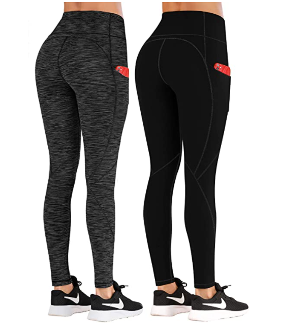 Yoga Sports Pants Pockets Compression Leggings Fitness Tight Workout  Trousers  Full On Cinema