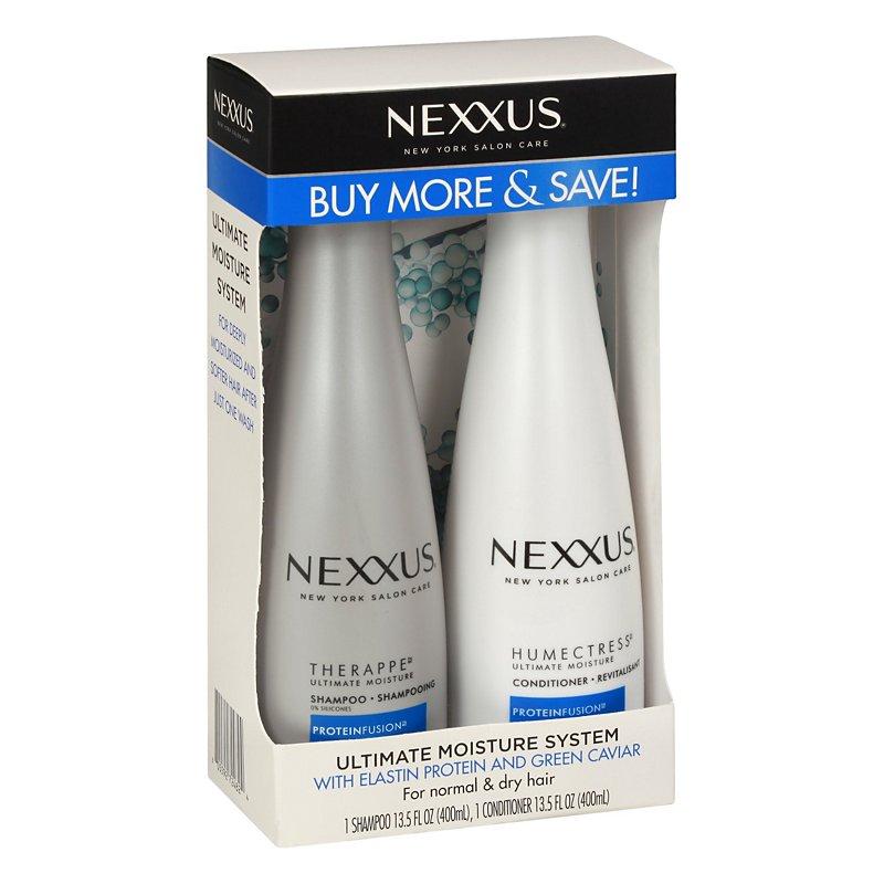 Nexxus Shampoo and Conditioner Therappe & Humectress, 13.5 oz, 2 Count