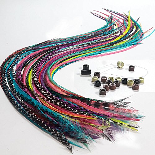 Long Feather Hair Extension Clips, Hair Feathers, Feather Hair Clip, Feather  Hair Extensions, Clip in Extensions, Boho Hair Accessory, Gifts 