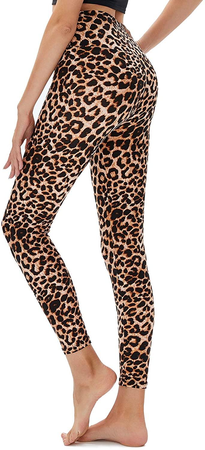 TNNZEET Women High Waisted Pattern Leggings 14.99