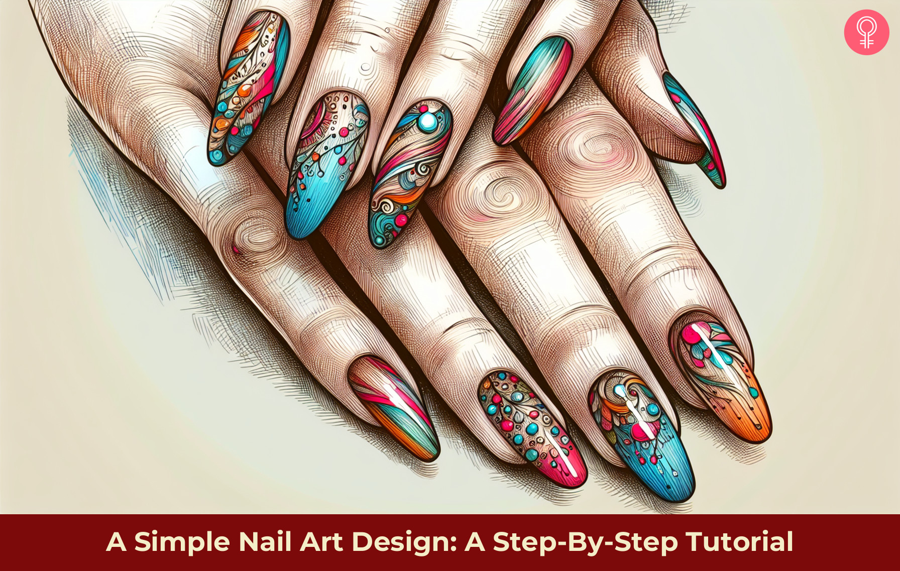 A Simple Nail Art Design - A Step-By-Step Tutorial