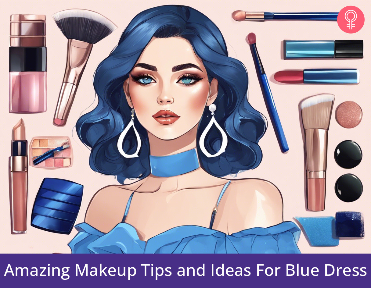 25 Gorgeous Blue Dress Makeup Ideas for a Stunning Look | Blue dress makeup,  Bright blue dresses, Royal blue dress makeup