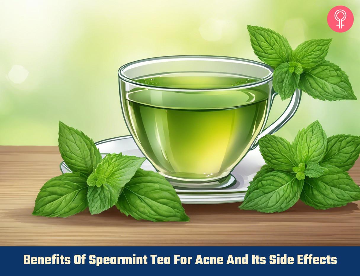 Spearmint tea shop acne