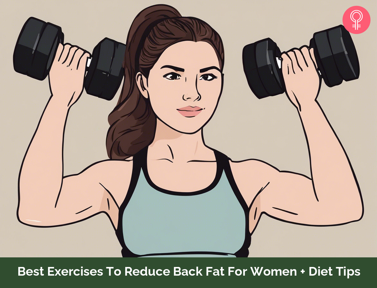 16 Best Exercises To Reduce Back Fat For Women + Diet Tips