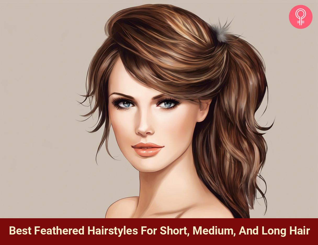50 Best Feathered Hairstyles For Short Medium And Long Hair