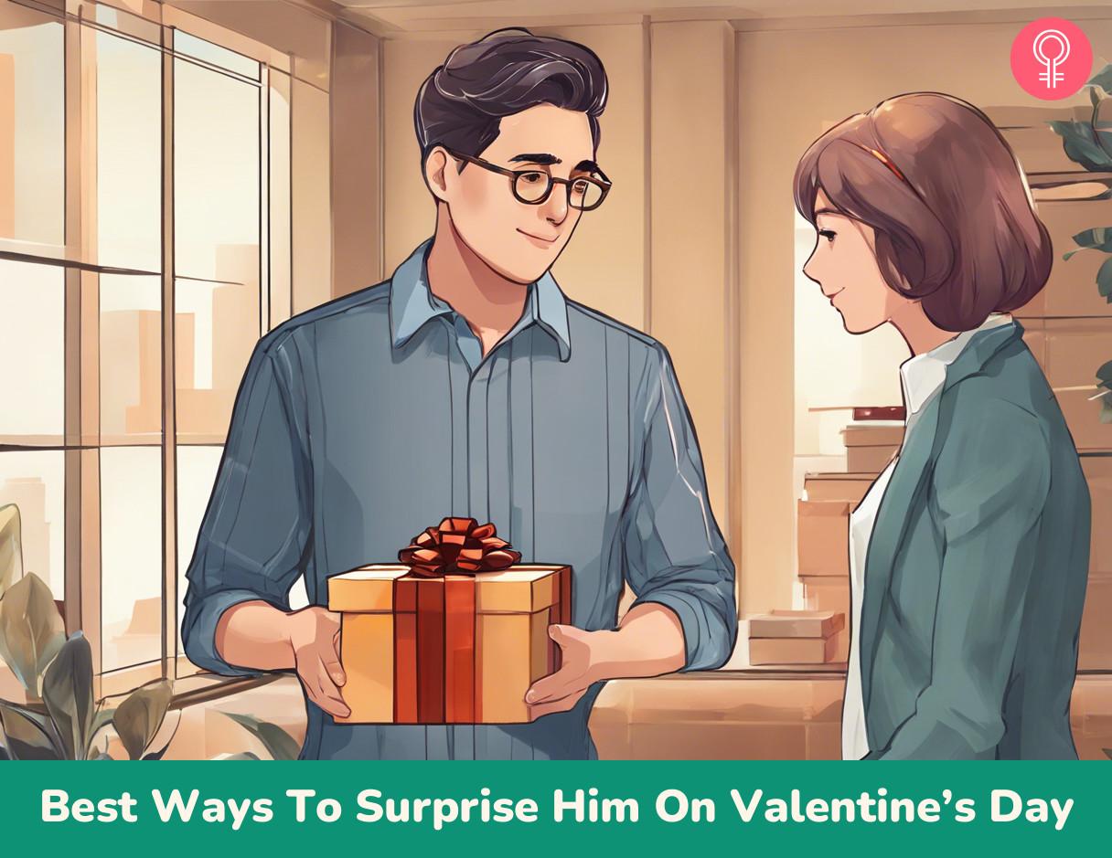 Surprise shop from him