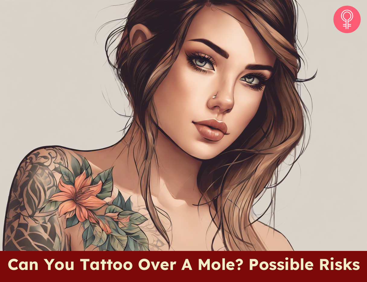 can you tattoo over a mole possible risks illustration