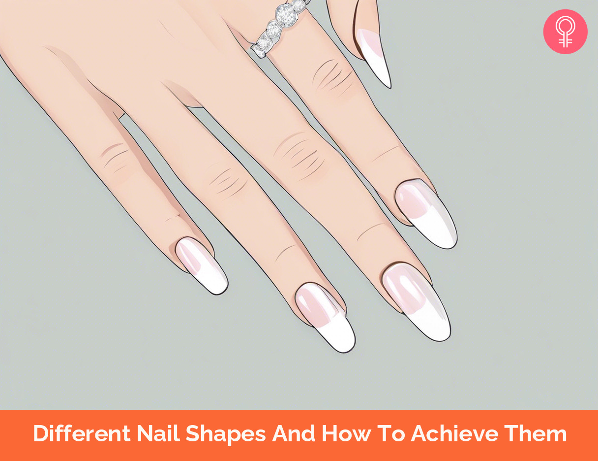 Almond shape nails | Nails shape for chubby hands, Almond shape nails, Nails
